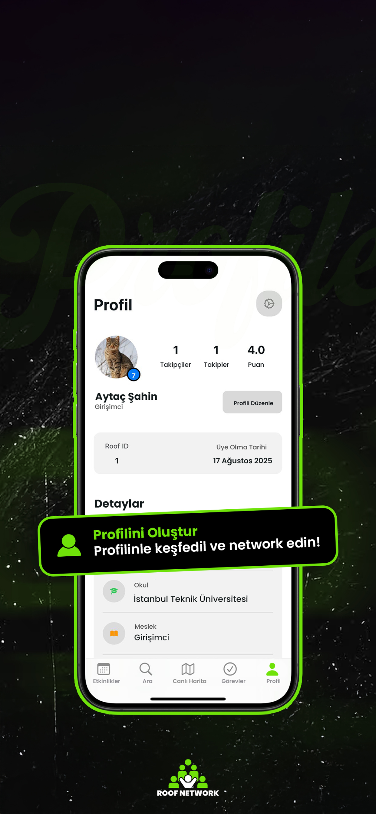 Roof Network Profil